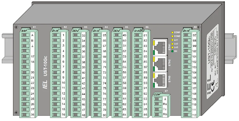 Modularni UST-10Gc za DIN šinu